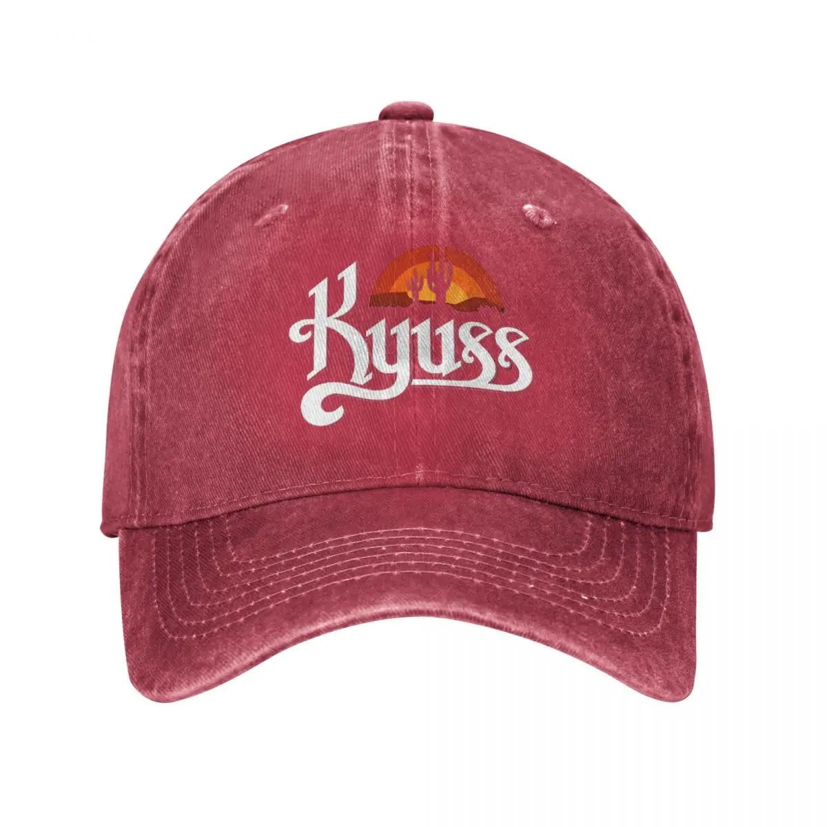 Классические бейсболки Kyuss Original Qotsa Snake Унисекс Потертая джинсовая кепка-snapback Kyuss Homme Хай-рок Тренировки Шляпы Кепка One Size