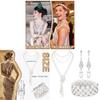 Elegant Pearl Jewelry Set With Geometric Pendant For Women Spring