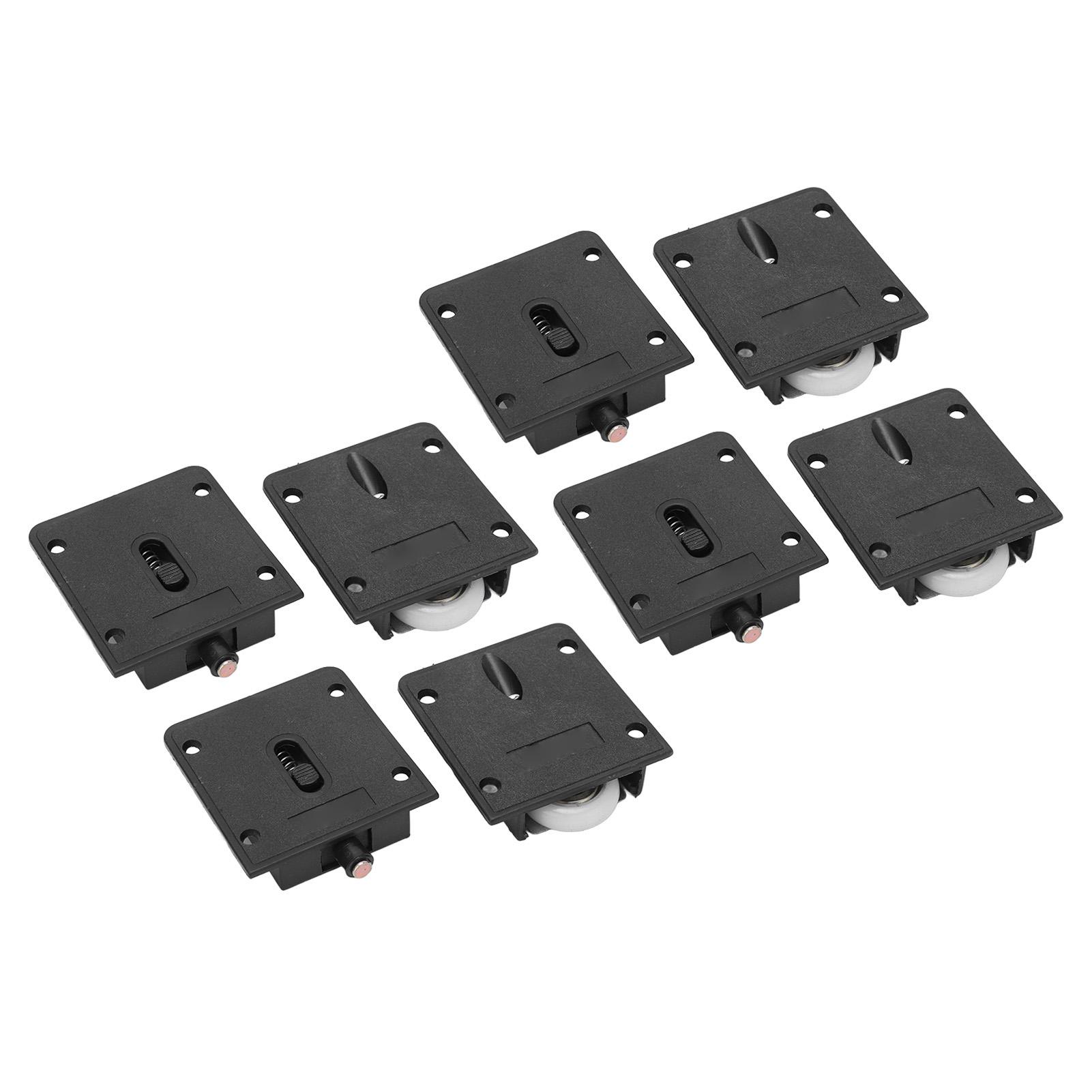 

4 комплекта роликов для раздвижных дверей 25 мм, шкив для гардероба, аксессуар для корпусной мебели