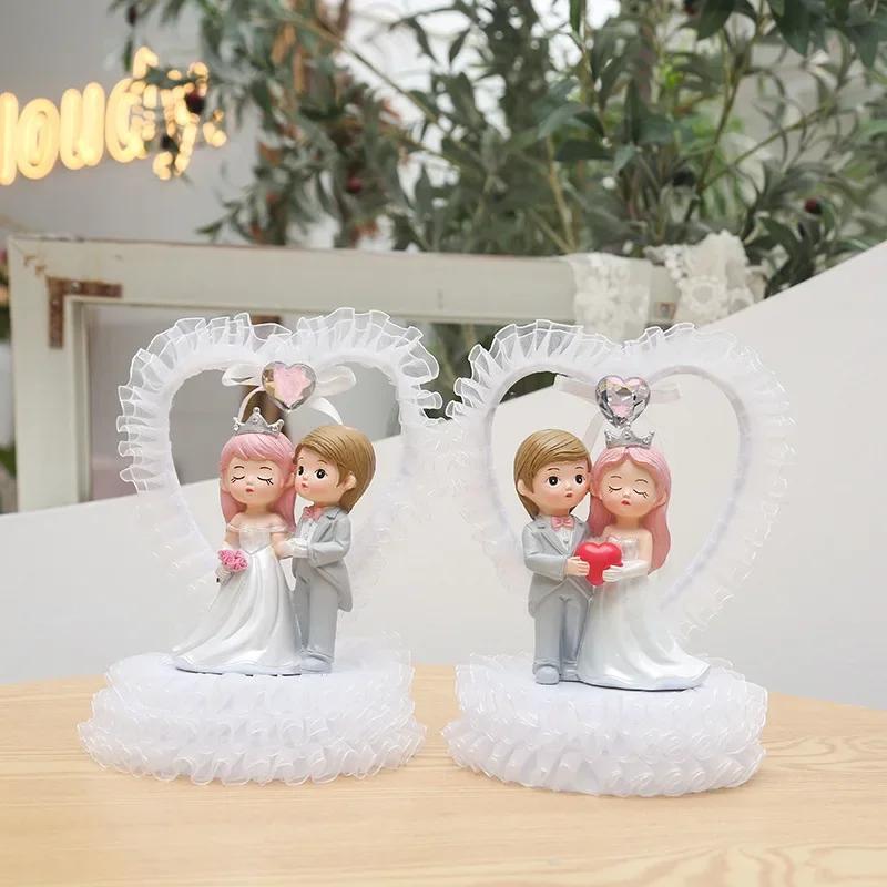 Kawaii Flatback Decoration for Valentine's Day, Girlfriend Birthday, Wedding, Baking Cake
