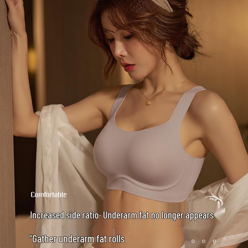 European & American Seamless Lift Wire-Free Bra - Anti-Sag & Supportive Design for Women