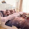 3pcs Virgin Mary Pink Printed Core Free Bedding Set Soft and Comfortable Dormitory Bedroom Multiple Sizes Machine Washable