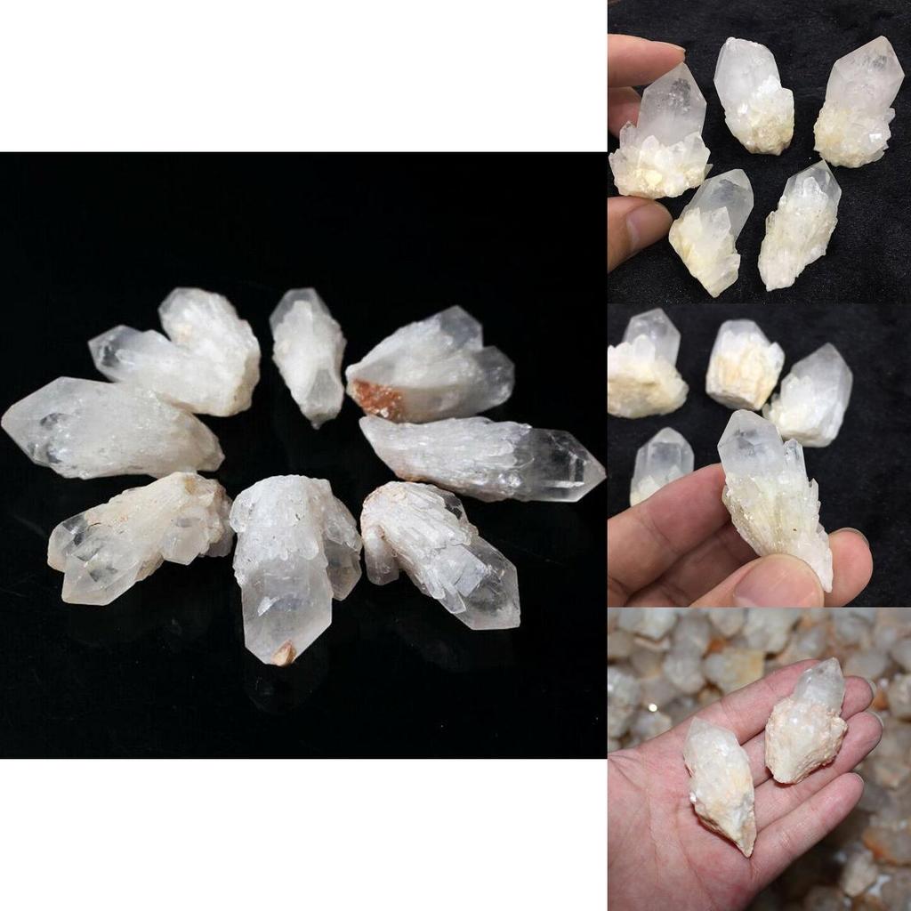 Natural Pineapple Crystal Point Cluster Wand Beautiful Quartz Mineral Healing Specimen