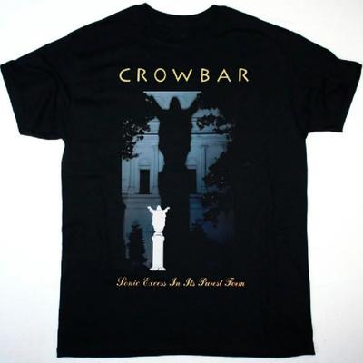 CROWBAR Tričko Krátky rukáv Čierne Bavlna Dámske Pánske Všetky veľkosti S až 2345XL BE667