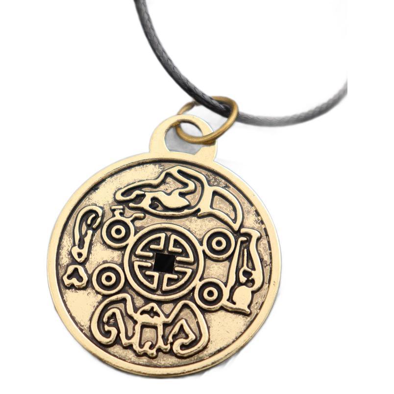 Мужской амулет в скандинавском стиле, подвеска на шею, ретро-аксессуар для украшений в норвежском стиле