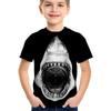 Shark Tshirt Kids Clothes Summer Animals Blue Sea T-Shirt For Boy Tee Shirt Children Top 2026 Short Sleeve 3d Print Girls Tees