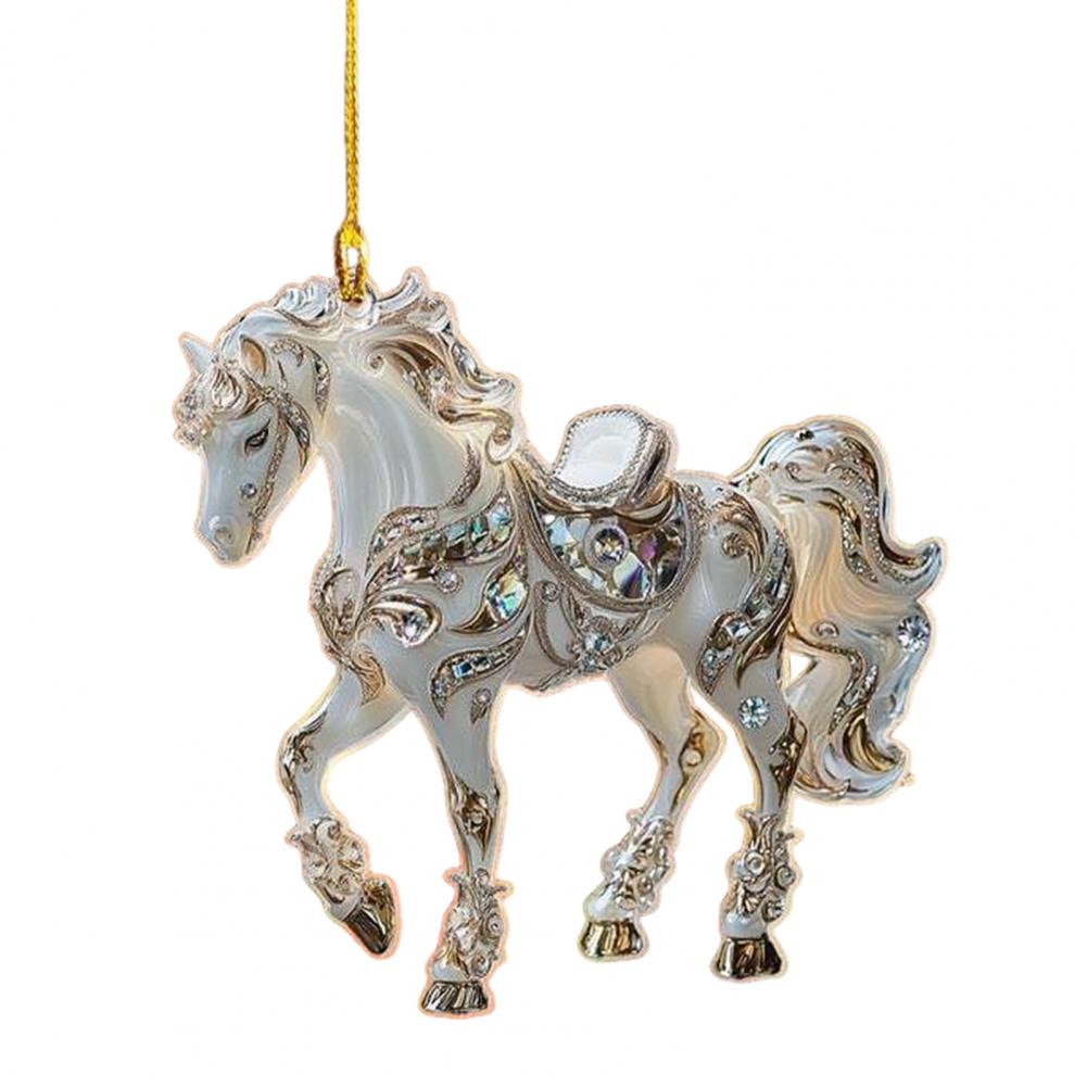 

Подвесное украшение для автомобиля Элементы рождественской тематики Дизайн с узором Акриловый шарм для автомобиля на рождественскую тематику Украшение для зеркала заднего вида