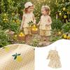 Peplum Hem Girls Two Piece Set Spaghetti Straps Summer Clothes Kids Matching Set  Casual Outings