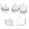 Clear Acrylic Display Picture Frame with LED Lighting Wood Base Heat Transfer Machines Sublimation Blank Photo Frame