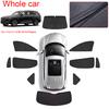 Car Black Window Privacy Sunshade For VOLVO XC90 2015-Present Auto Anti-UV Heat Insulation Protect Cover Interior Accessory