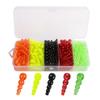 250Pcs Fishing Inline Spinner Rig Lures Making Supply Trout Fishing Beads Lures Tackle Stacked Fishing Beads Set