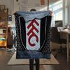 Fulham FC Pattern Flannel Blanket, High Quality Comfortable for All Seasons, Home Decor, Warmth and Comfort, Perfect for Gifts.