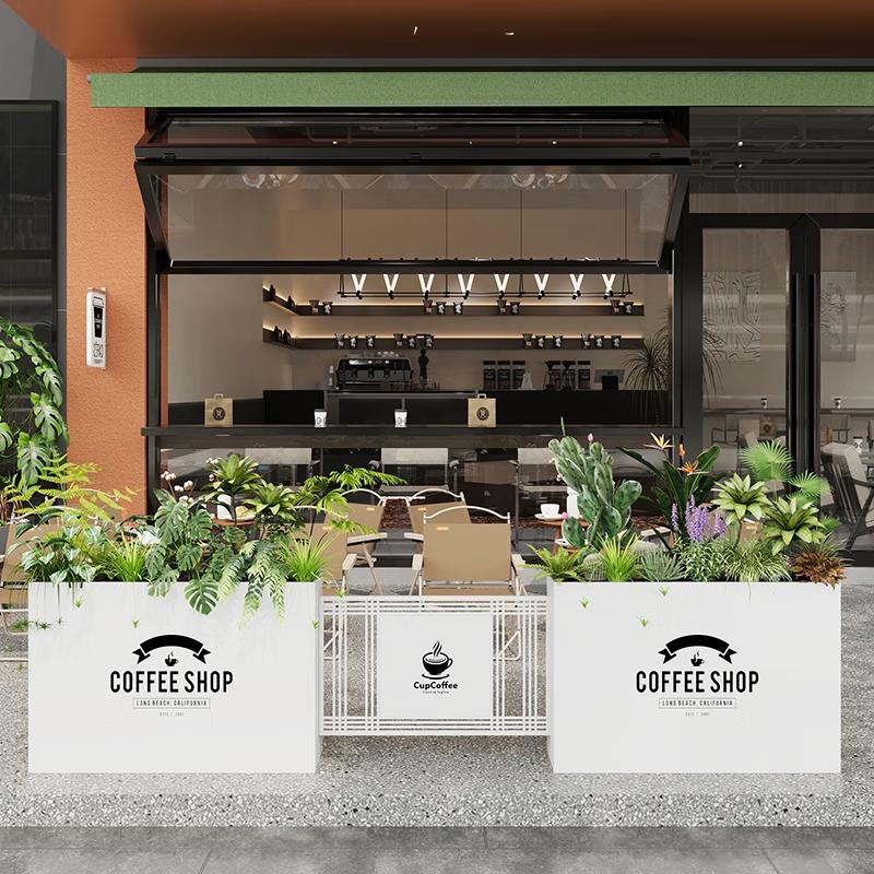 Outdoor Commercial Fence Planter Box