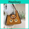 Cute Cat Backpack Pu Material Cartoon Design For Daily Use