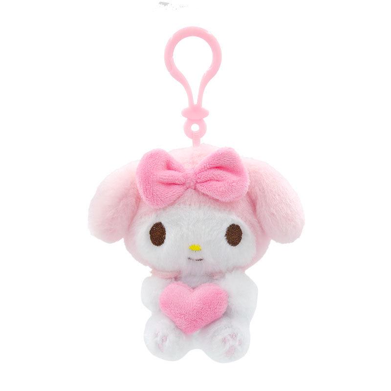 Genuine Sanrio Kuromi My Melody Hello Kitty Cat Plush Pendant Doll