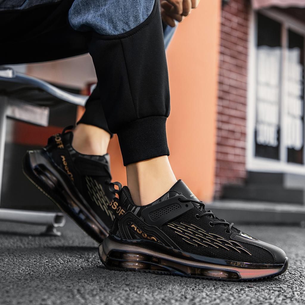 Herrenschuhe, modisch, atmungsaktiv, vielseitig, lässig, Herren-Sneaker, Gummisohle, rutschfest, bequem, Outdoor, Sicherheitsschuhe für Herren