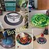 Sunset Series Round Carpet Circle Rugs for Living Room Bedroom Kitchen Decor Home Hallway Balcony Floor Mat Farm Decorative Rug