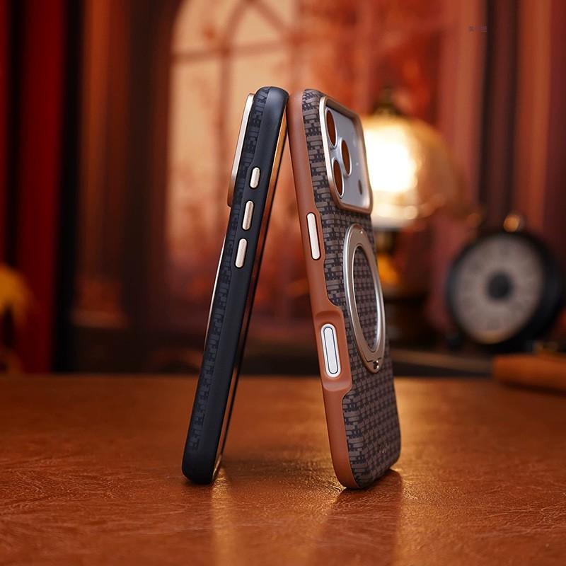 Rotating Stand Magnetic Phone Case IPhone 18 Pro Max 17 16 15 Shockproof Full Protection