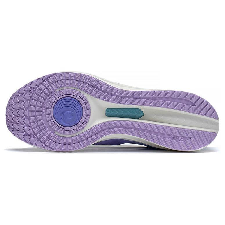 New LiNing Red Hare 6 Anti Slip And Wear Resistant Breathable Low Top Running Shoes Women's White Blue Purple ARMT016-7