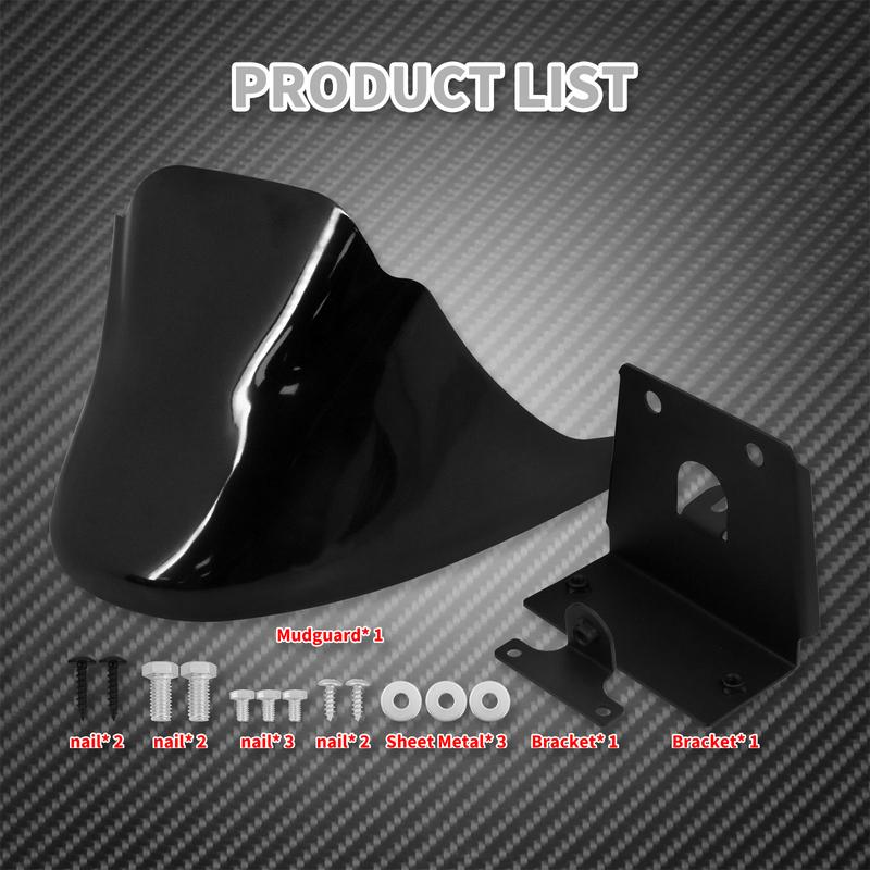Motorcycle Black Front Bottom Spoiler Mudguard Air Dam Chin Fairing For Harley Sportster XL 883 1200
