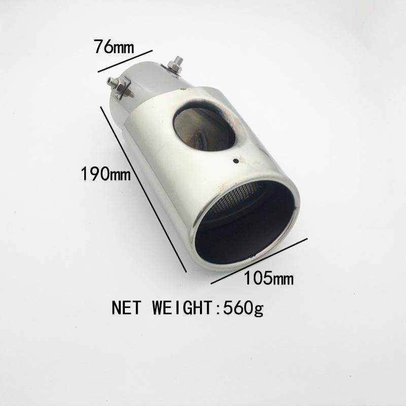 Universal Tailpipe Exhaust Pipe for Toyota, Honda, Highlander, CRV, Sportage, RAV4, Tiggo 7, Tiggo 5x