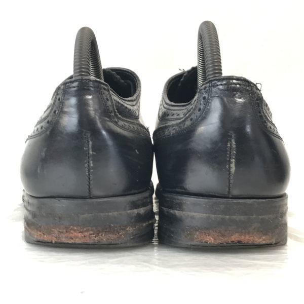 Florsheim Vintage Leather Full Brogue Wingtip Black 26.5-27.0(USED)