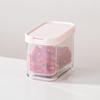 Garlic Ginger Onion Storage Box Transparent with Drain Layer Container Odor Proof Stackable Refrigerator Organizer for Freshness