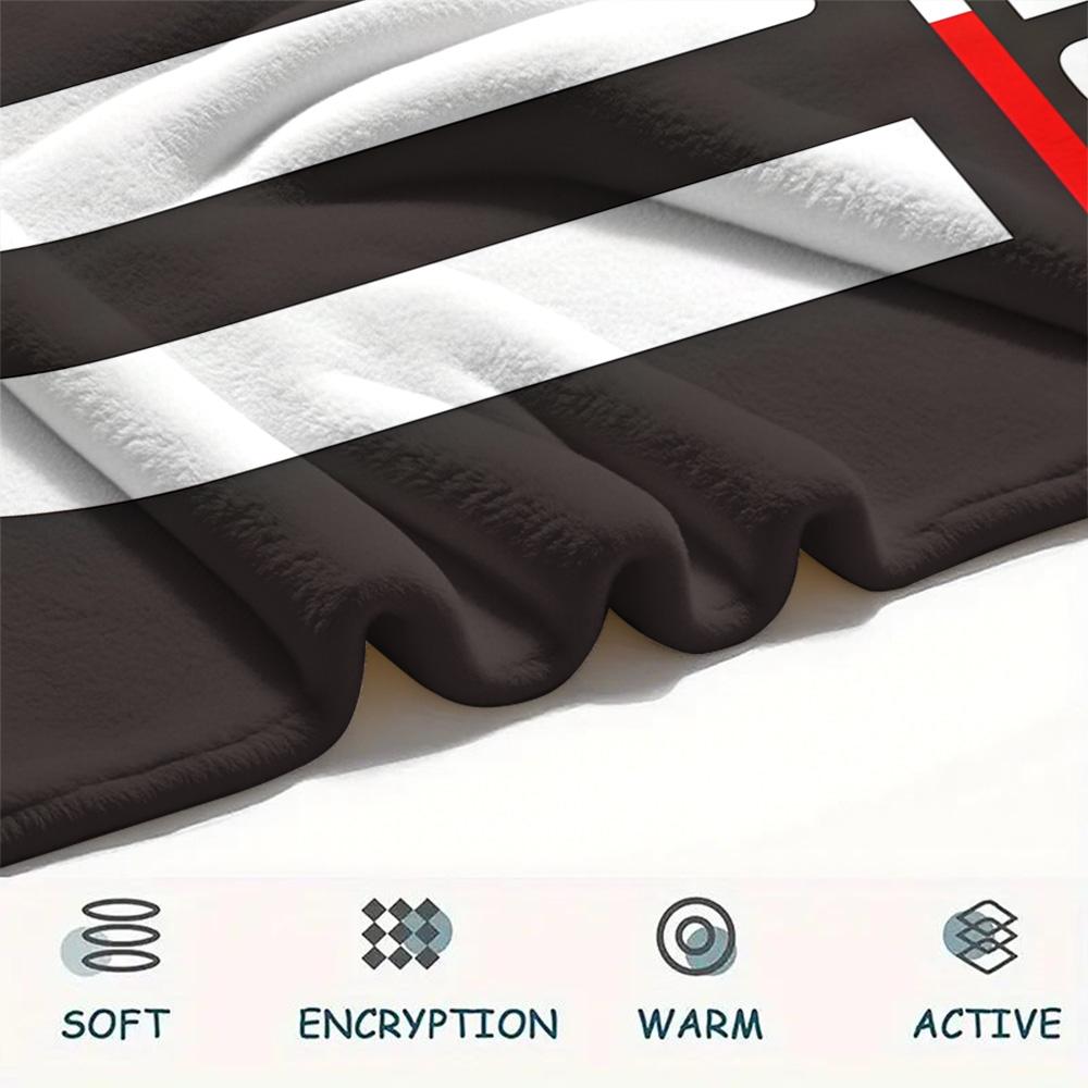 Juve Print FlAannel Blanket, High quality Comfortable for All Seasons, Home Decor, Warmth and Comfort