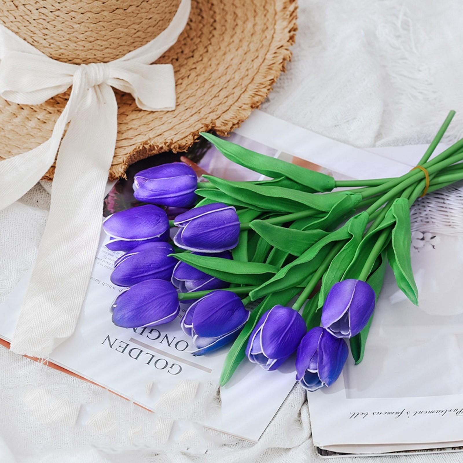 

Искусственные поддельные цветы Букет Цветочный свадебный букет Вечеринка Домашний декор One Size белый