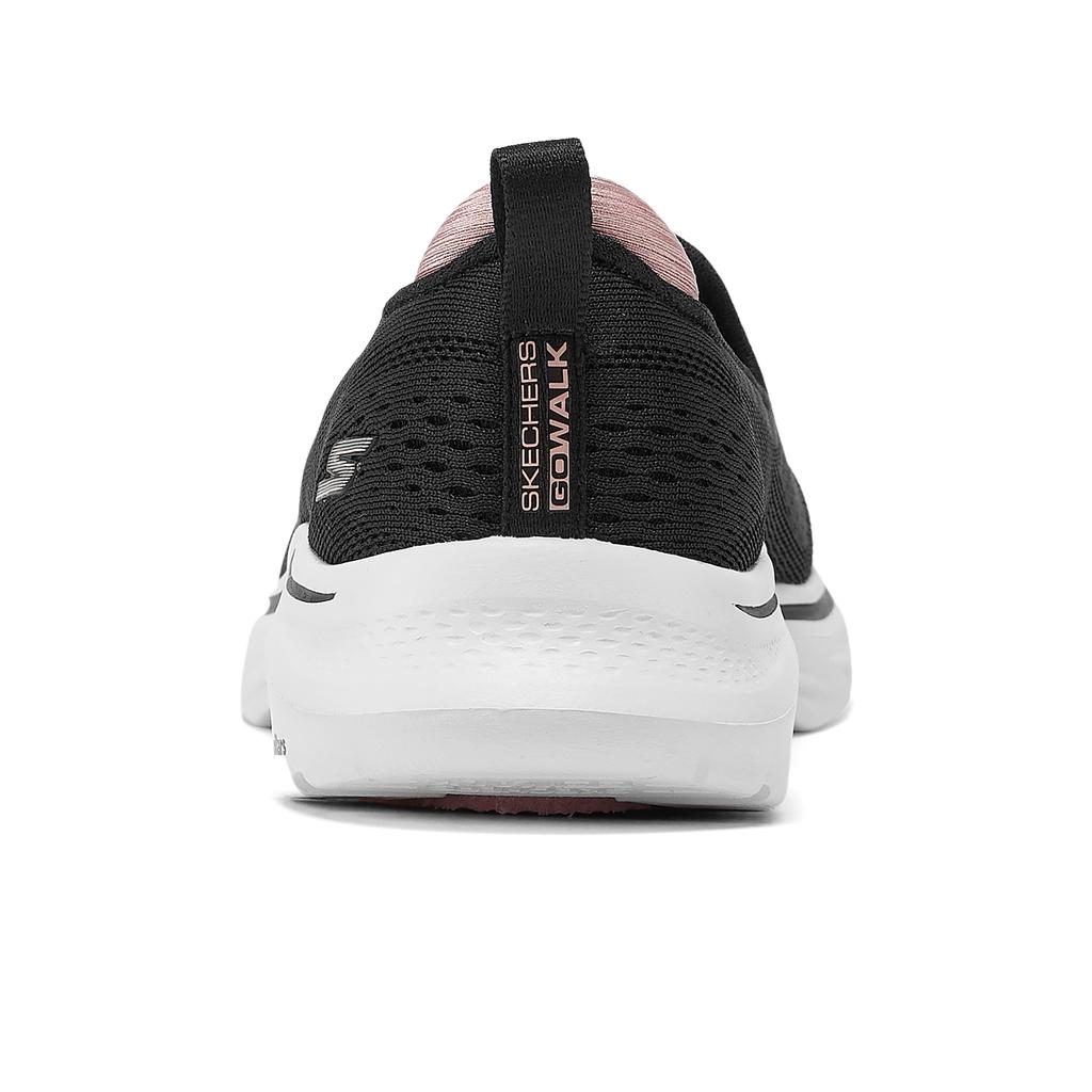 Skechers Go Walk 7 Daily Comfort Low Top Lifestyle Shoes Women Sneakers Black 125208-BKPK