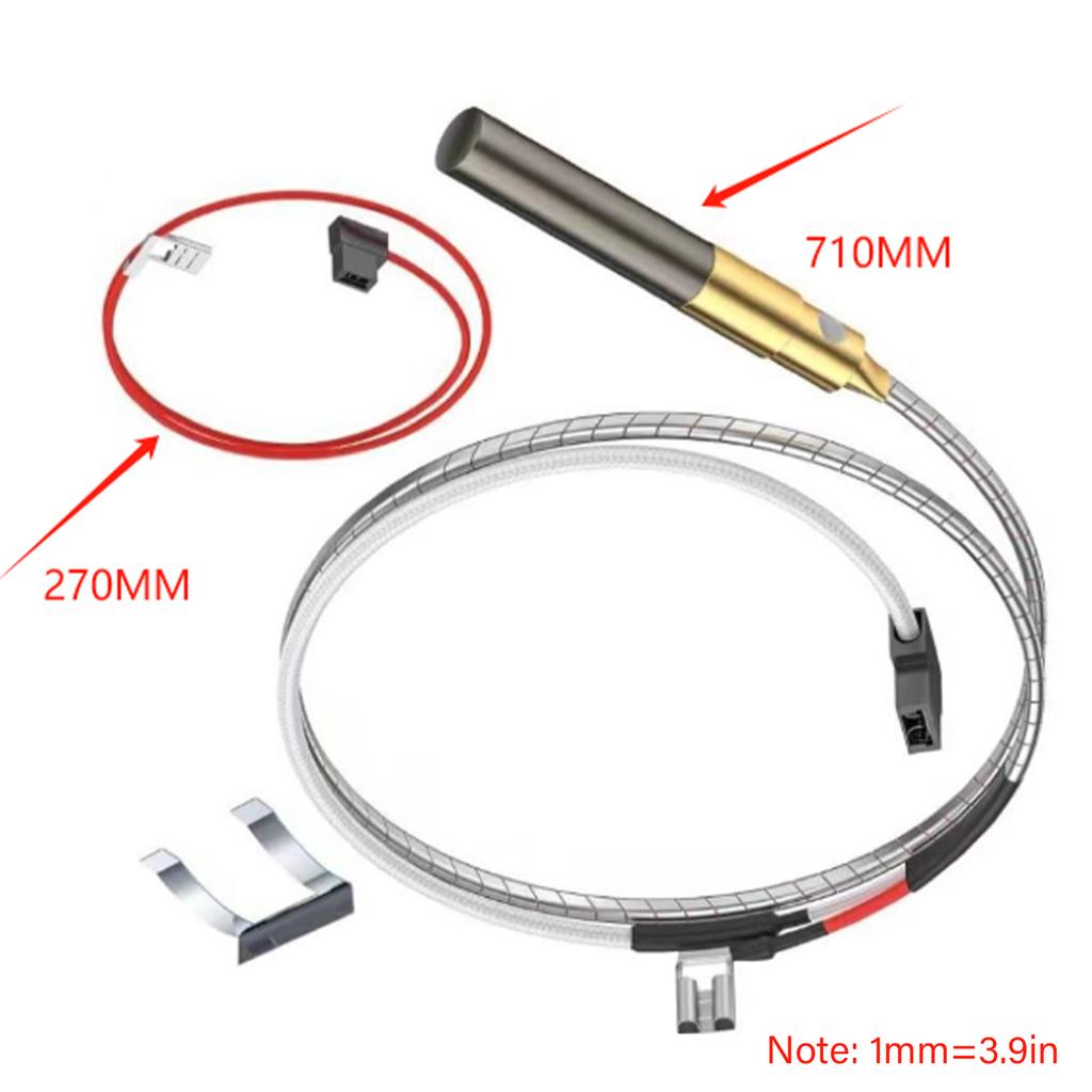 100112328 21" Thermal Reactor Assembly 750Mv Thermopile Replacement Kit For Gas Water Heater Thermopile Assembly Part