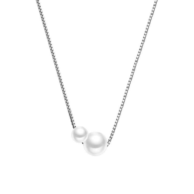 Women's Luxury French Pearl Necklace - 2022 Elegant Niche Clavicle Chain with Cool, Simple, and Personalized Style