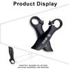 RXL SL-Bicycle Handlebar Horns, Black Bar End, Ergonomic Design, Mountain Bikes, Carbon Fiber, Horn