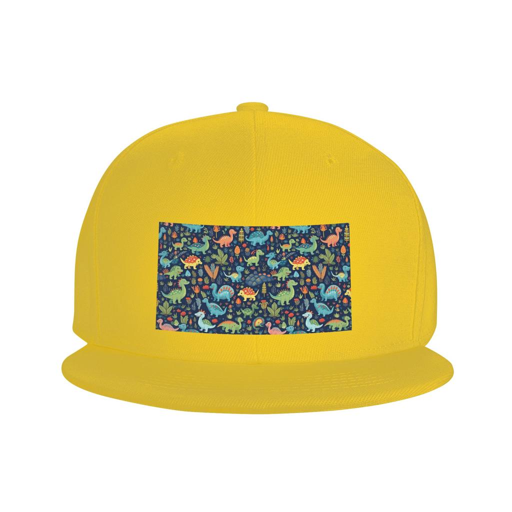 Cartoon Cute Dinosaur Pattern Baseball Caps Snapback Fashion Baseball Hats Breathable Casual Casquette Outdoor for Unisexs Womens