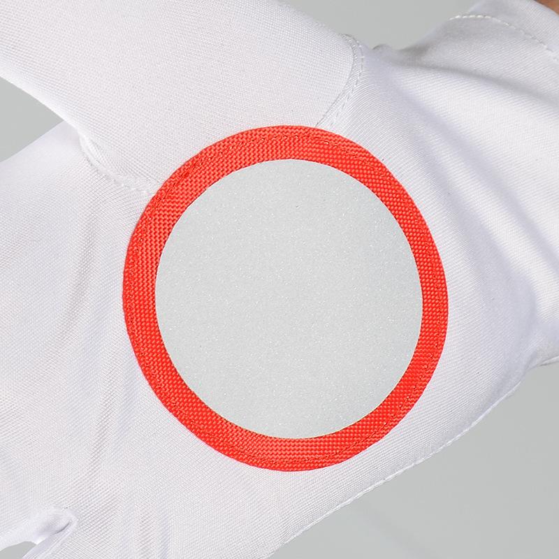 Summer Thin Men's Duty Gloves Reflective Full Finger Breathable Ice Silk Traffic Command Patrol Etiquette Sun Protection Gloves