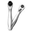 2 In 1 1/4inch Socket Wrench Fast Rotatable Quick Spanner Tool Socket Screwdriver Bit Driver Ratchet Wrench Hand Repair Tools