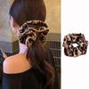 Violet Hopi Leopard Scrunchie Gopchang Hair Band