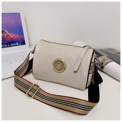 Women Genuine Leather Handbags Designer Rotating Metal Lock Ladies Shoulder Bags Fashion New Luxury Brand Female Messenger Bag