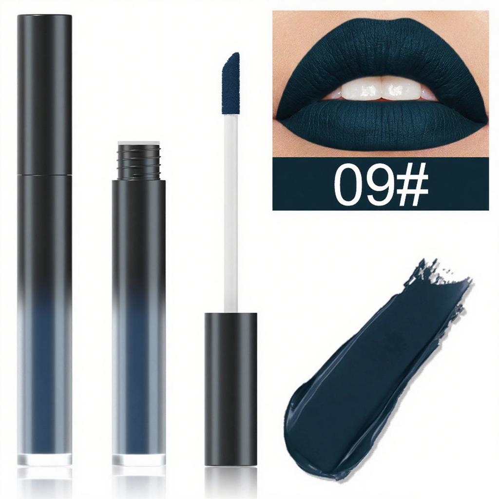1-delige fluweelmatte lippenstift Rijk gekleurd Lichtgewicht Comfortabel om te dragen Niet-uitdrogende lipgloss Levendige tinten voor dagelijks gebruik of Halloween