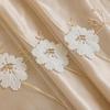 Luxurious French Double-Layer Embroidered Sheer Curtain for Living Room & Bedroom – Soft Light, Excellent Drape, Versatile Design