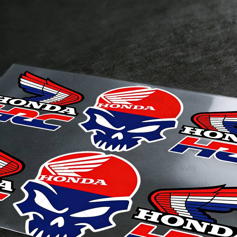 ZLQ4  For HONDA Stickers Moto Sticker Auto Body Bumper Windows Motorcycle Laptop Walls Vinyl Decal Car Tuning Accessories