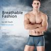 Men's Summer Modal Boxer Briefs: Thin, Breathable Mesh Bamboo Underwear