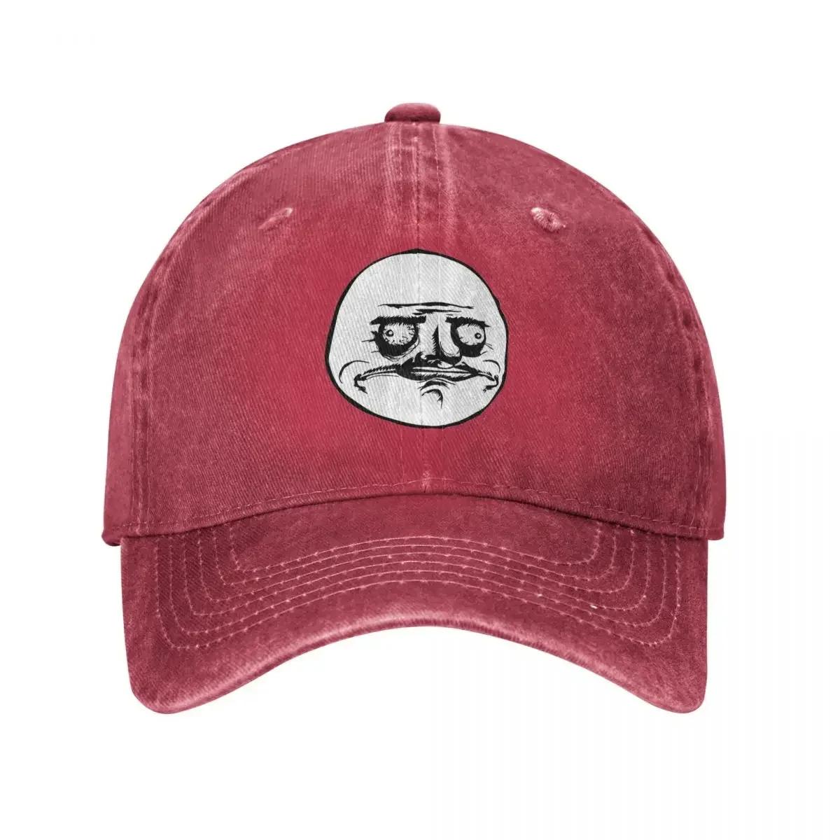 

Trollface Baseball Cap Funny Meme yk Retro Unisex Adult Trucker Hat Sunshade Kpop Rock Snapback Cap Gift Idea One Size