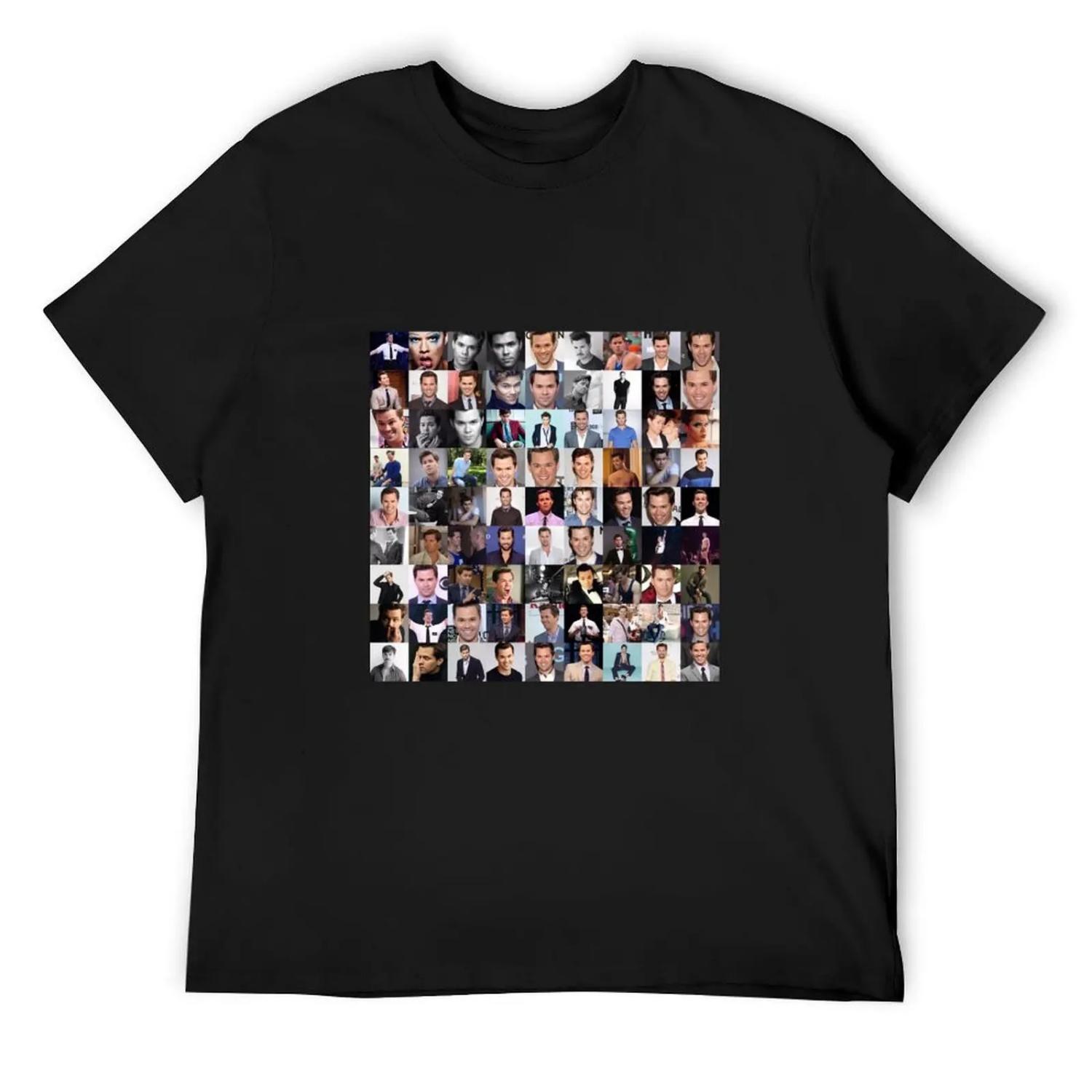 

Andrew Rannells Collage - Many Items Available T-Shirt Louboutins croswit shirt man men t shirt XXXXXL чорний