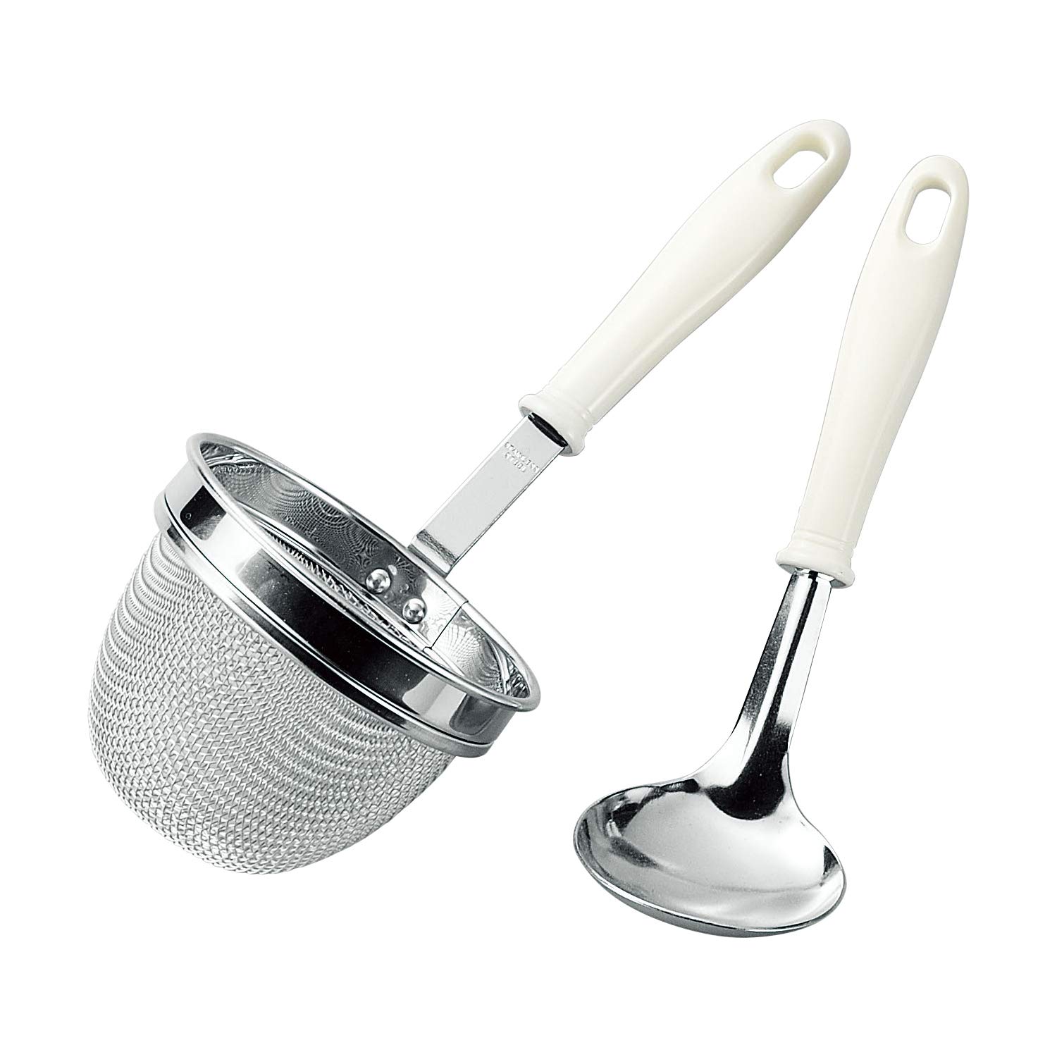Shimomura Kogyo Ajiwai Shokubo Miso Strainer Set made in Niigata Japanese-made AMS-628, Tsubame-Sanjo, Prefecture.