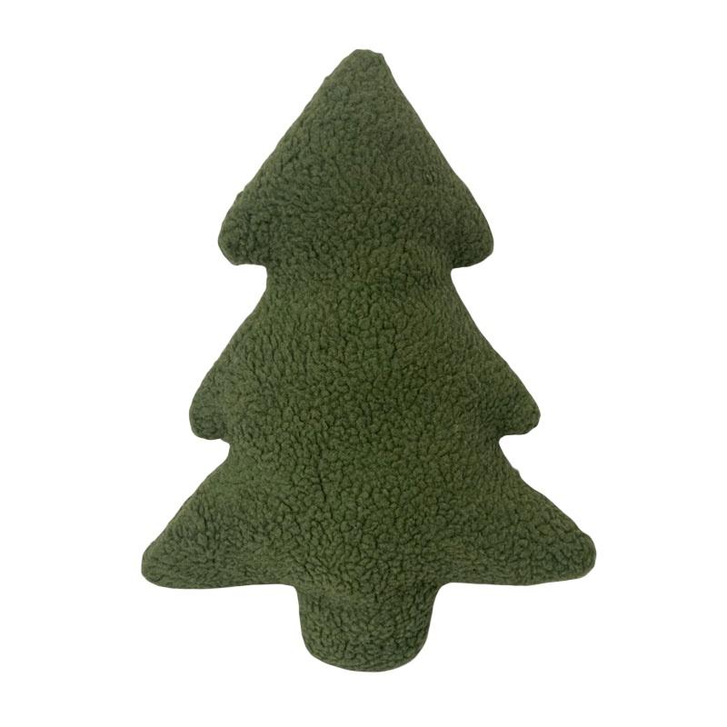 New Christmas Plush Tree Pillow Green Diamond Tree Design 30*21cm 110g