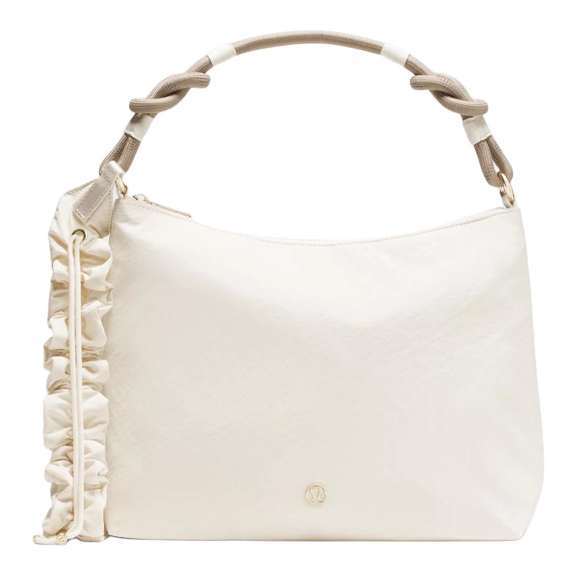 Lululemon Convertible Series Open Pleat 65L Recycled Nylon Crossbody Bag Women bags LW9FP9S-070968 Ivory White 22760₽