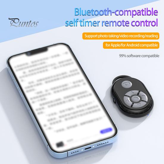 Selfie Remote Shutter Control Long Distance Hands-free Quick Response Video Shooting Smart Mini Bluetooth-compatible for Photography