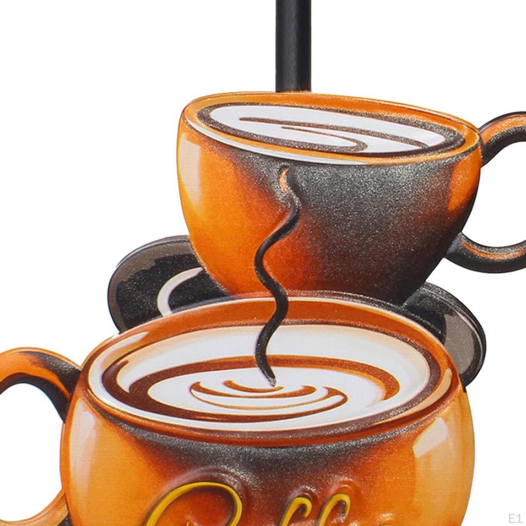 Eisen Papierhandtuchständer mit Kaffeemotiv 20x33cm, Dekorativer Rollenspender Heimdekoration