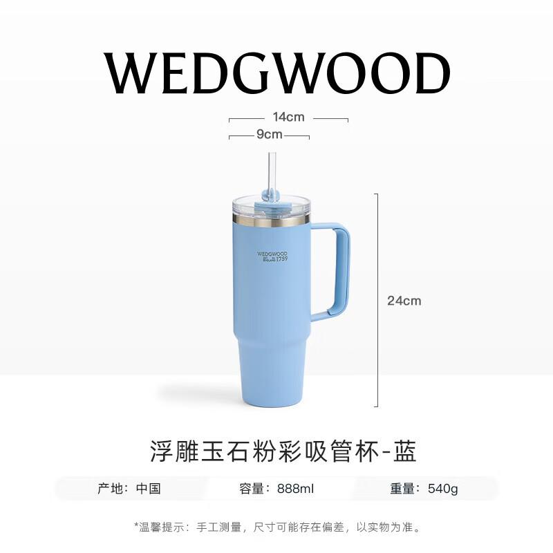 Wedgwood Ceramic Insulated Straw Cup